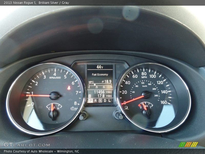 Brilliant Silver / Gray 2013 Nissan Rogue S