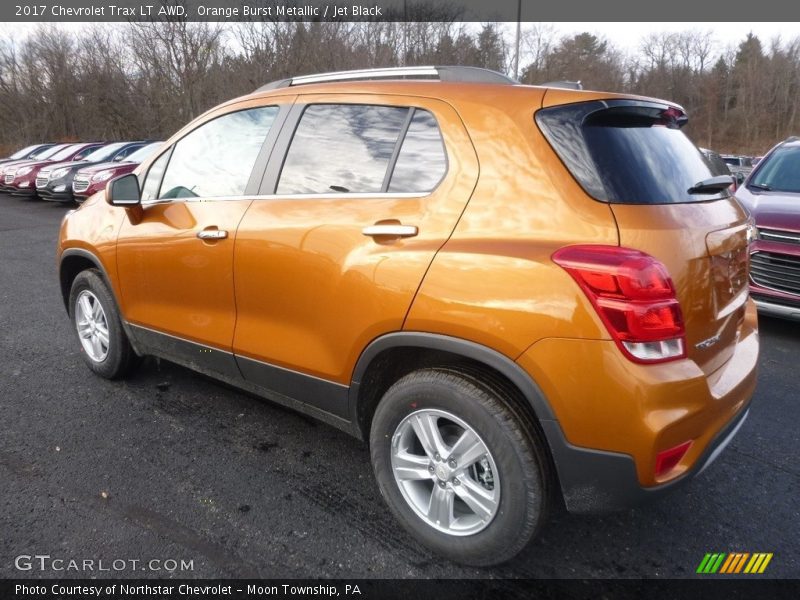 Orange Burst Metallic / Jet Black 2017 Chevrolet Trax LT AWD