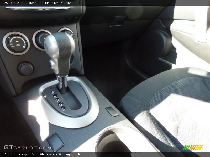 Brilliant Silver / Gray 2013 Nissan Rogue S