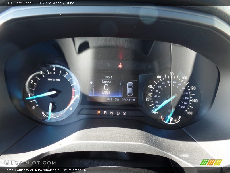 Oxford White / Dune 2016 Ford Edge SE