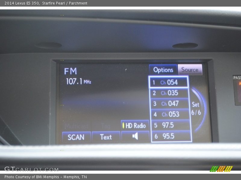 Starfire Pearl / Parchment 2014 Lexus ES 350
