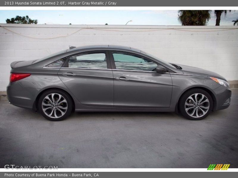 Harbor Gray Metallic / Gray 2013 Hyundai Sonata Limited 2.0T