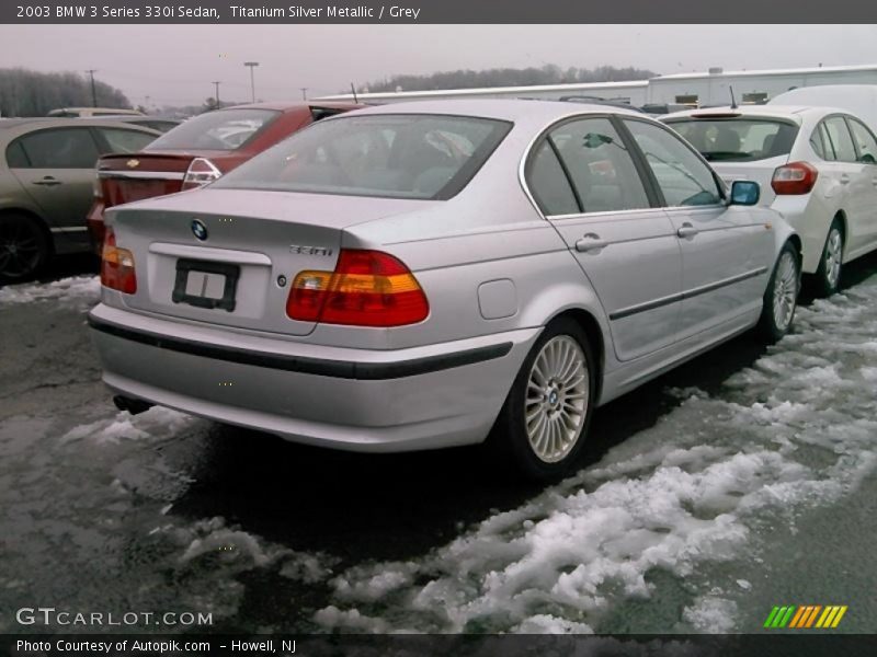 Titanium Silver Metallic / Grey 2003 BMW 3 Series 330i Sedan