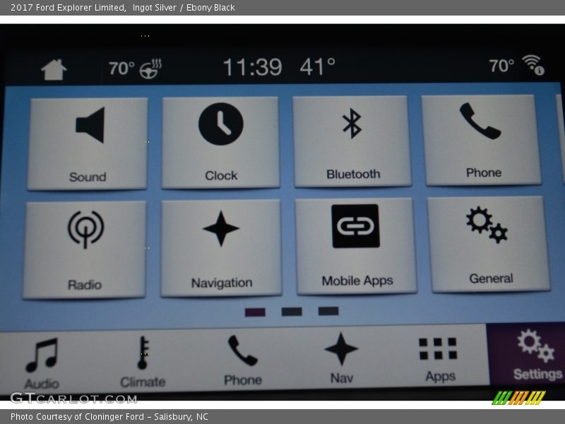 Ingot Silver / Ebony Black 2017 Ford Explorer Limited