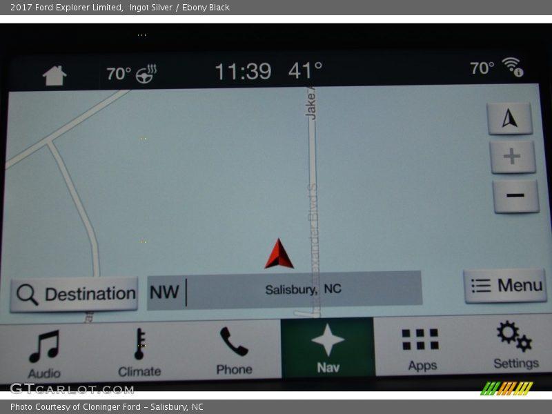 Ingot Silver / Ebony Black 2017 Ford Explorer Limited