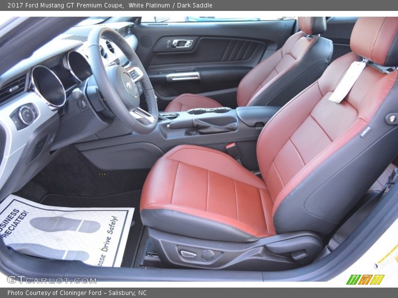  2017 Mustang GT Premium Coupe Dark Saddle Interior