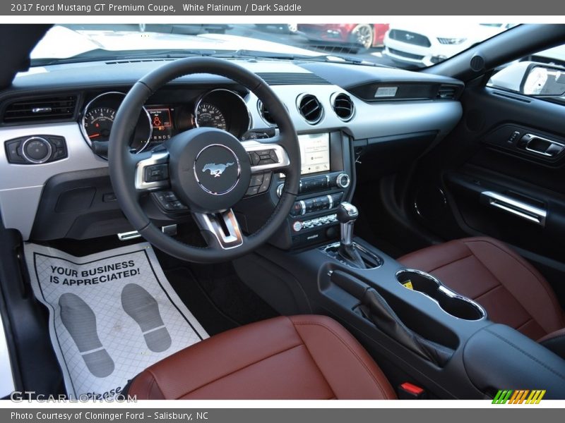 Front Seat of 2017 Mustang GT Premium Coupe