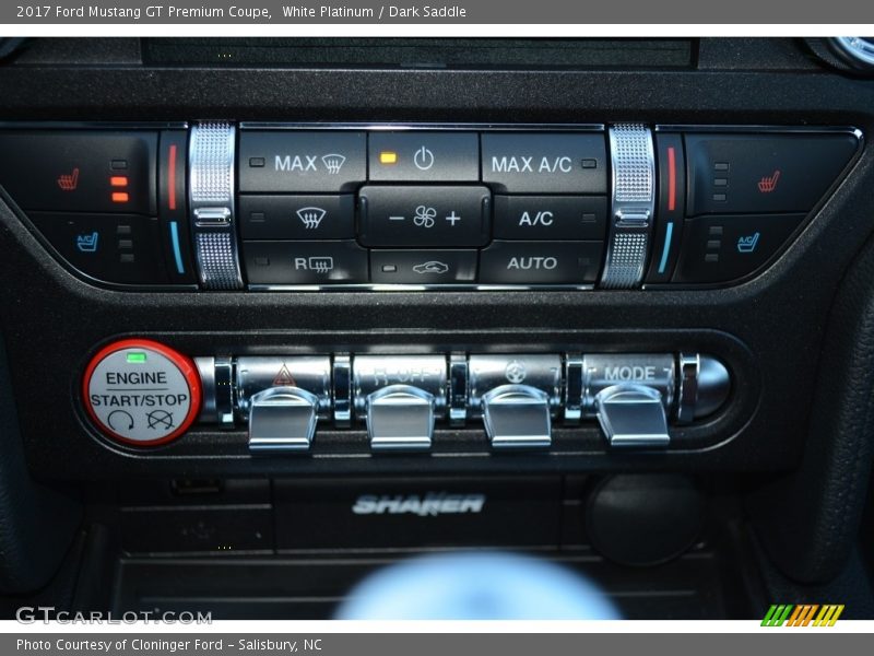 Controls of 2017 Mustang GT Premium Coupe