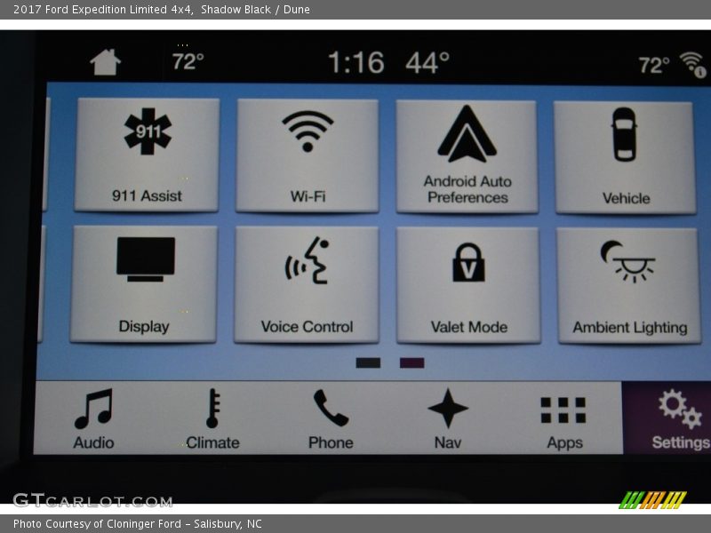 Shadow Black / Dune 2017 Ford Expedition Limited 4x4