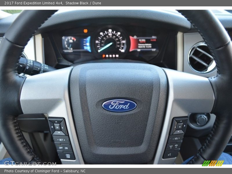 Shadow Black / Dune 2017 Ford Expedition Limited 4x4
