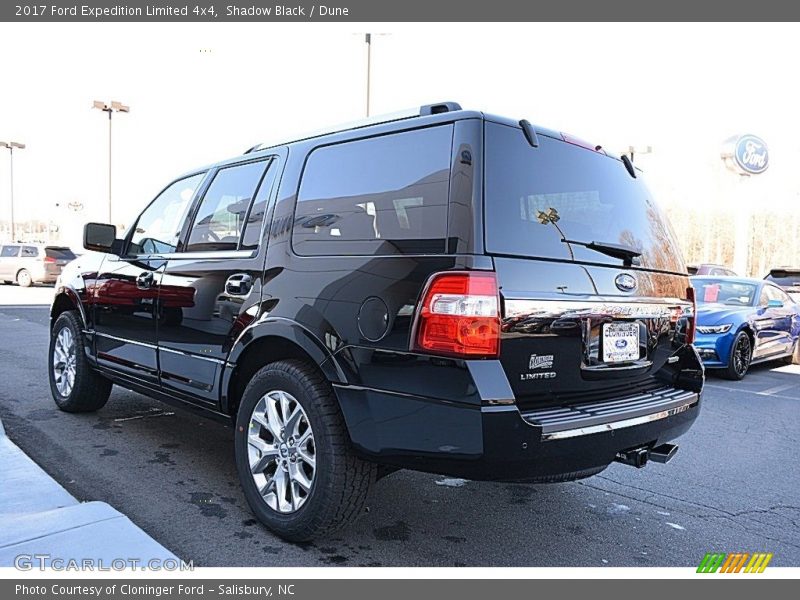 Shadow Black / Dune 2017 Ford Expedition Limited 4x4