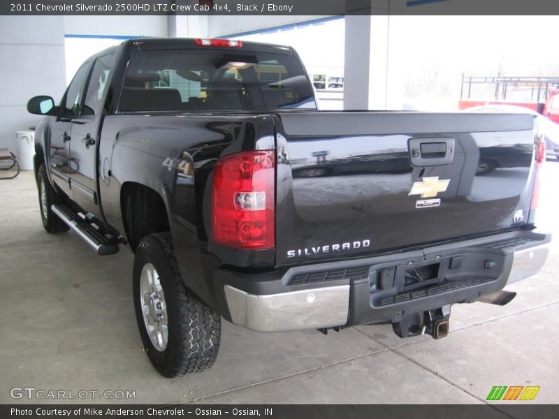 Black / Ebony 2011 Chevrolet Silverado 2500HD LTZ Crew Cab 4x4