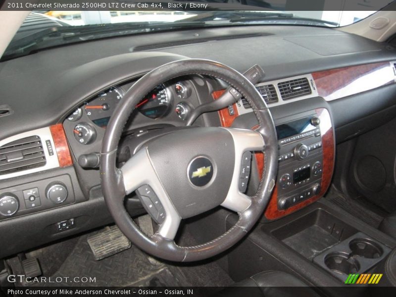 Black / Ebony 2011 Chevrolet Silverado 2500HD LTZ Crew Cab 4x4