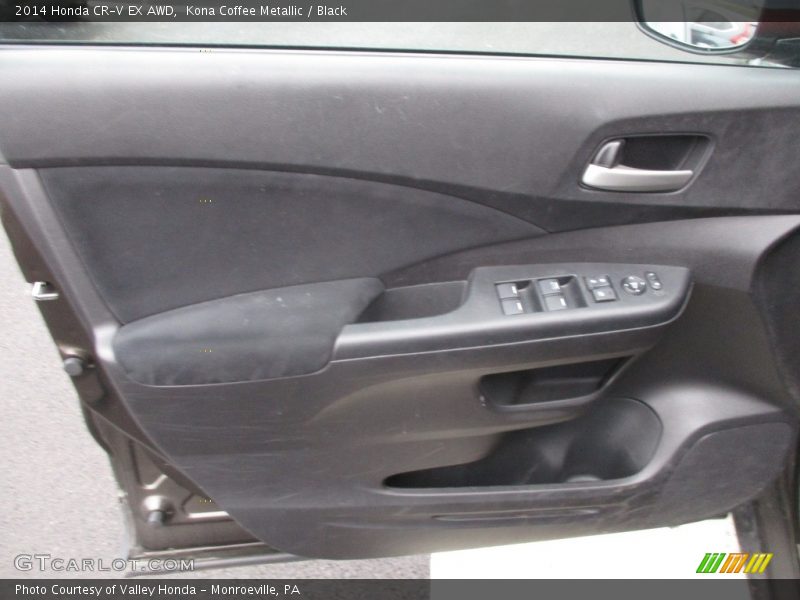 Kona Coffee Metallic / Black 2014 Honda CR-V EX AWD