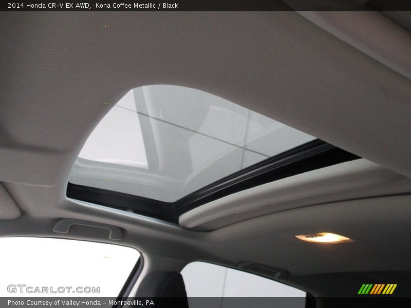 Kona Coffee Metallic / Black 2014 Honda CR-V EX AWD