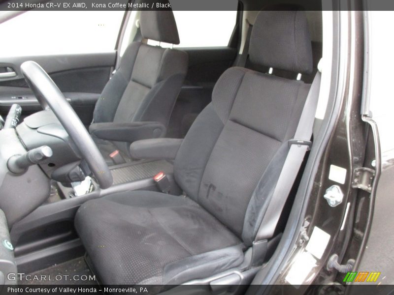 Kona Coffee Metallic / Black 2014 Honda CR-V EX AWD