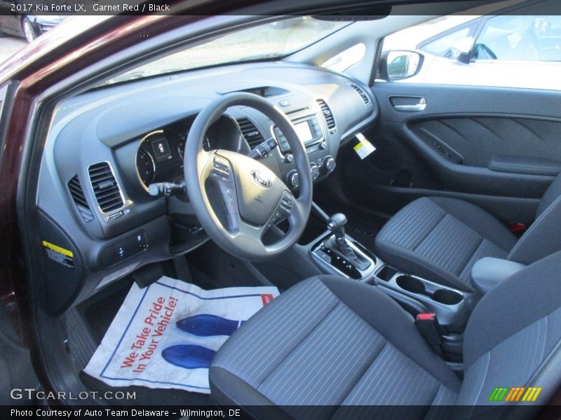  2017 Forte LX Black Interior