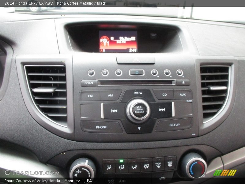 Kona Coffee Metallic / Black 2014 Honda CR-V EX AWD