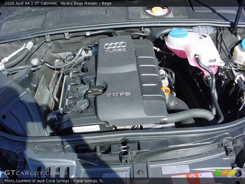 Alpaka Beige Metallic / Beige 2008 Audi A4 2.0T Cabriolet