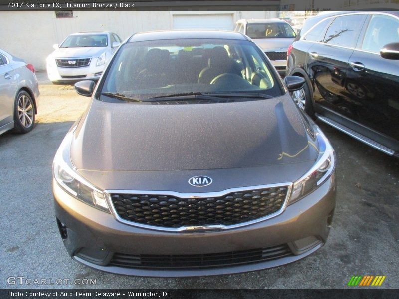 Titanium Bronze / Black 2017 Kia Forte LX