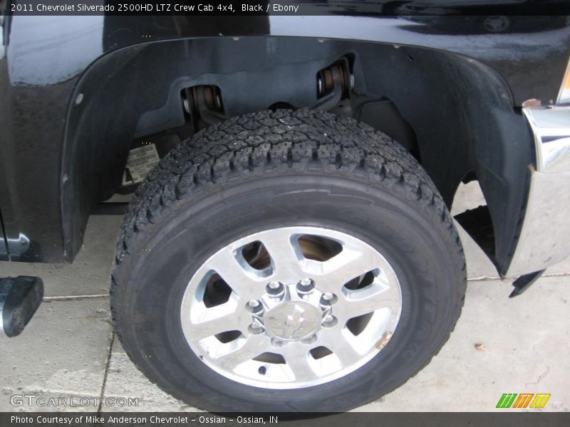 Black / Ebony 2011 Chevrolet Silverado 2500HD LTZ Crew Cab 4x4