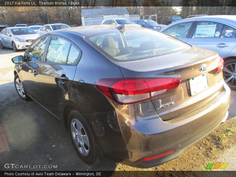 Titanium Bronze / Black 2017 Kia Forte LX
