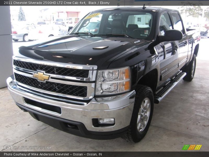 Black / Ebony 2011 Chevrolet Silverado 2500HD LTZ Crew Cab 4x4