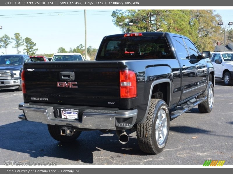 Onyx Black / Jet Black/Dark Ash 2015 GMC Sierra 2500HD SLT Crew Cab 4x4
