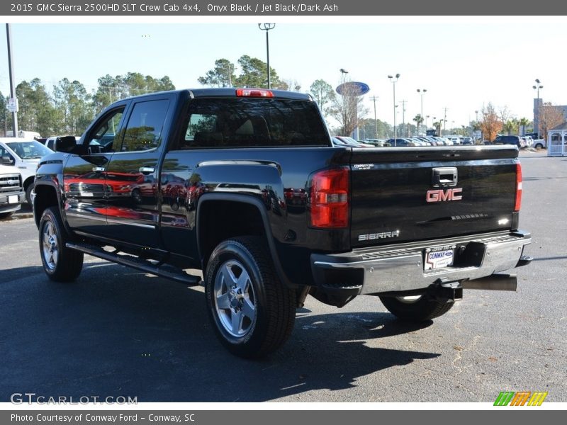 Onyx Black / Jet Black/Dark Ash 2015 GMC Sierra 2500HD SLT Crew Cab 4x4