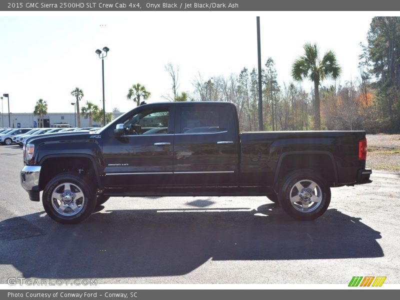 Onyx Black / Jet Black/Dark Ash 2015 GMC Sierra 2500HD SLT Crew Cab 4x4