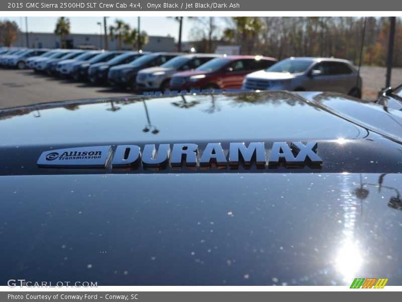 Onyx Black / Jet Black/Dark Ash 2015 GMC Sierra 2500HD SLT Crew Cab 4x4