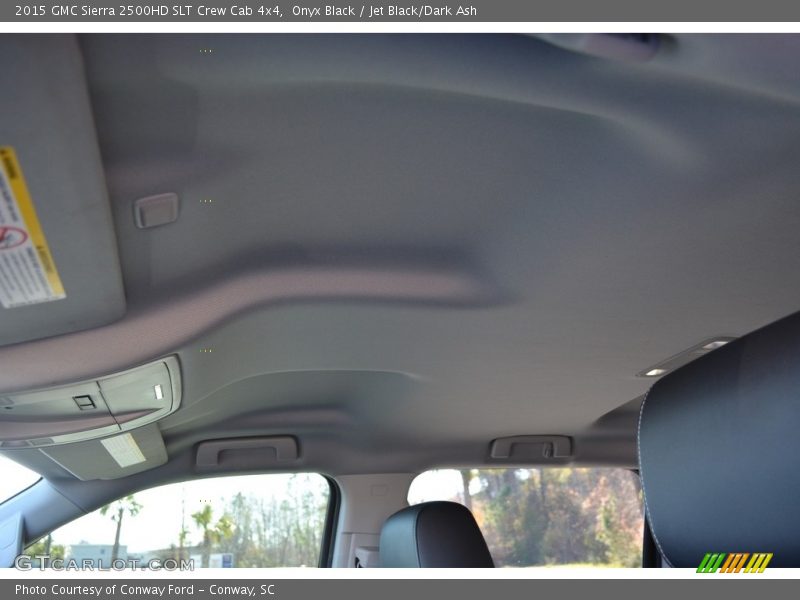 Onyx Black / Jet Black/Dark Ash 2015 GMC Sierra 2500HD SLT Crew Cab 4x4