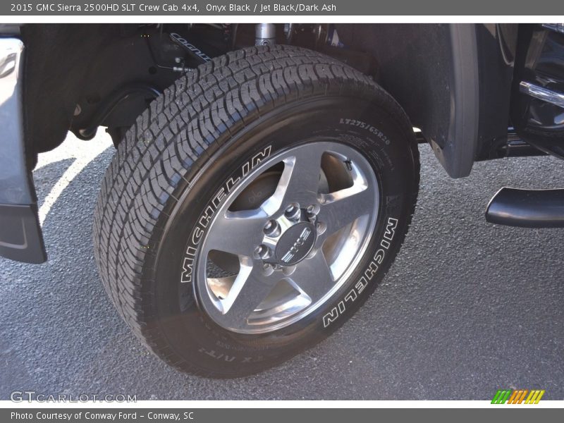 Onyx Black / Jet Black/Dark Ash 2015 GMC Sierra 2500HD SLT Crew Cab 4x4