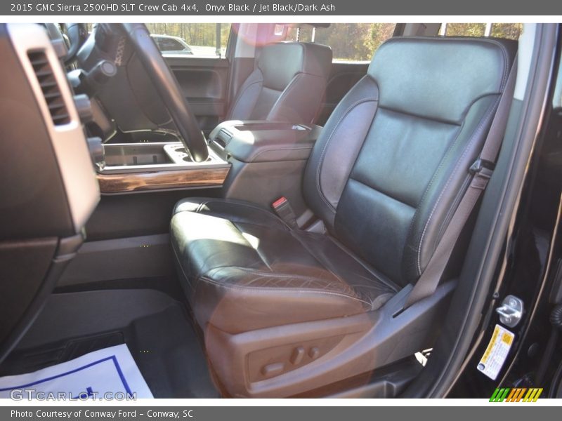 Onyx Black / Jet Black/Dark Ash 2015 GMC Sierra 2500HD SLT Crew Cab 4x4