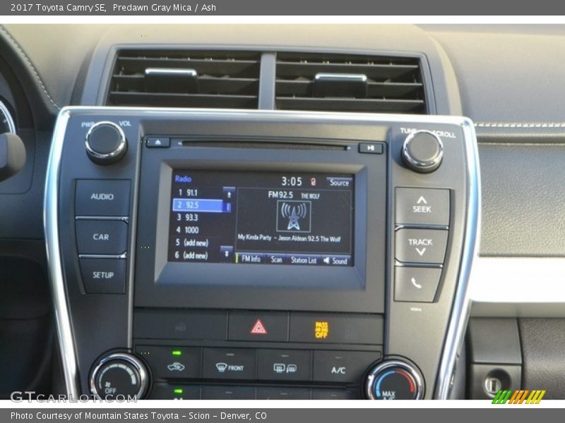 Predawn Gray Mica / Ash 2017 Toyota Camry SE