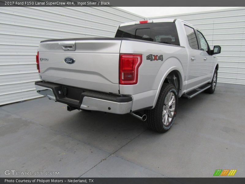 Ingot Silver / Black 2017 Ford F150 Lariat SuperCrew 4X4