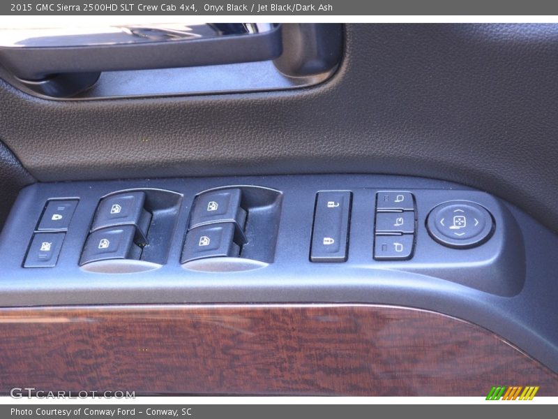 Onyx Black / Jet Black/Dark Ash 2015 GMC Sierra 2500HD SLT Crew Cab 4x4