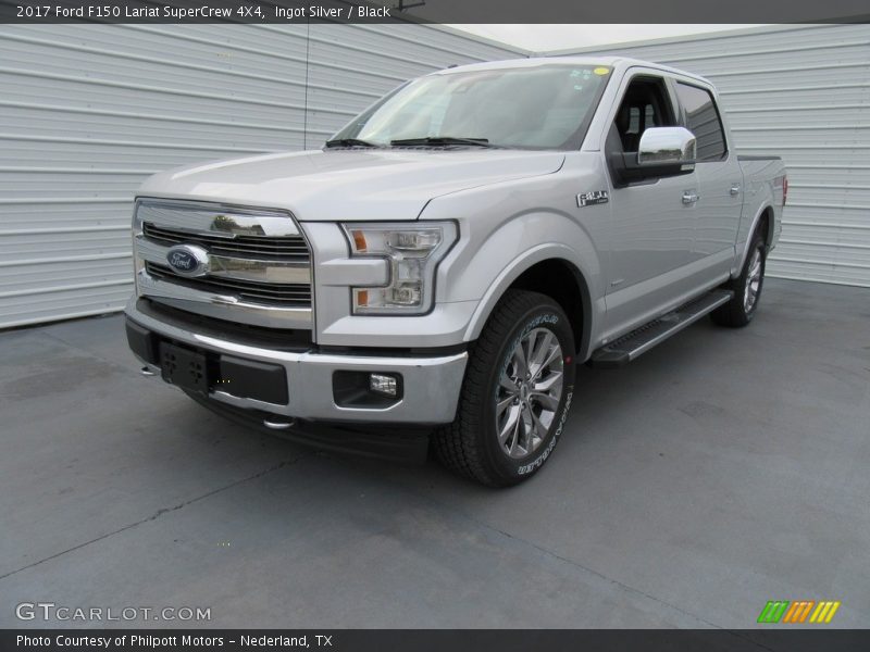 Ingot Silver / Black 2017 Ford F150 Lariat SuperCrew 4X4