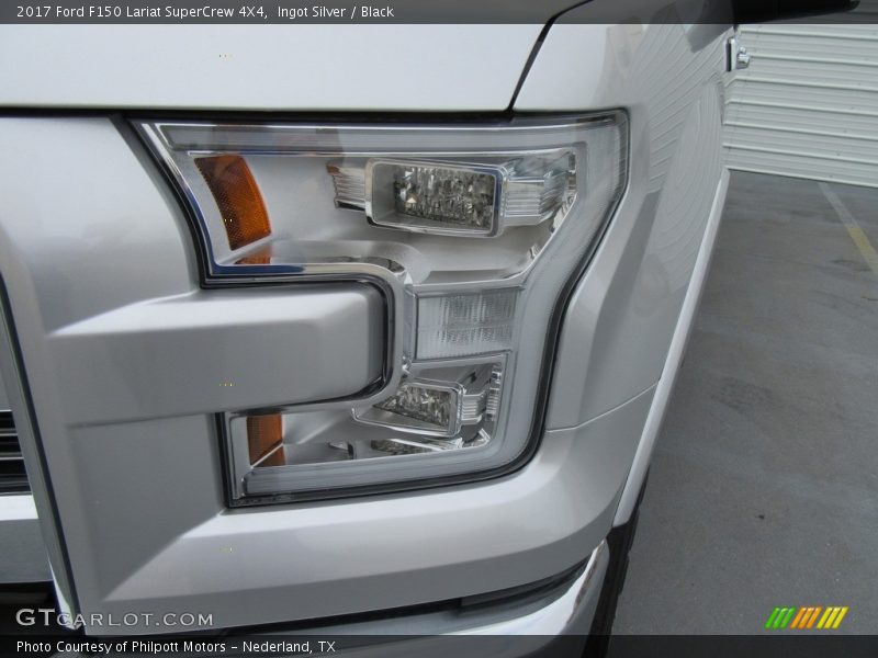 Ingot Silver / Black 2017 Ford F150 Lariat SuperCrew 4X4