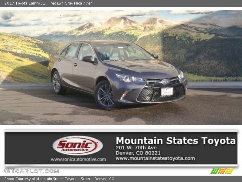 Predawn Gray Mica / Ash 2017 Toyota Camry SE
