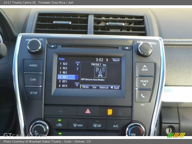 Predawn Gray Mica / Ash 2017 Toyota Camry SE