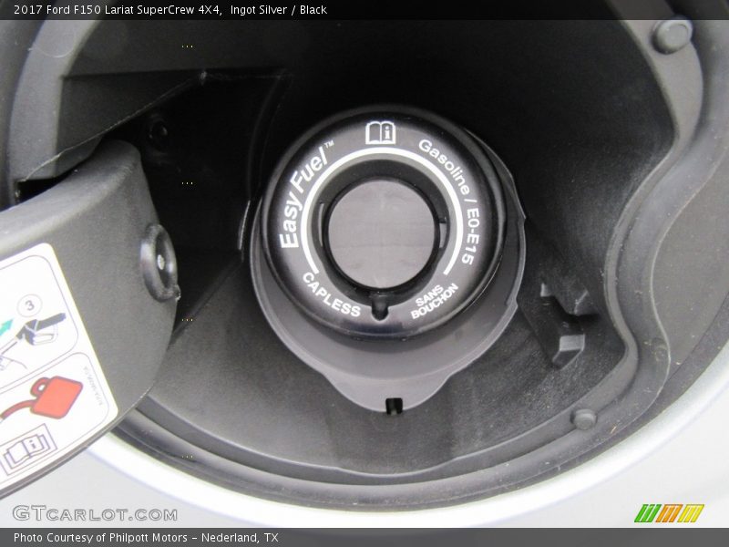Ingot Silver / Black 2017 Ford F150 Lariat SuperCrew 4X4