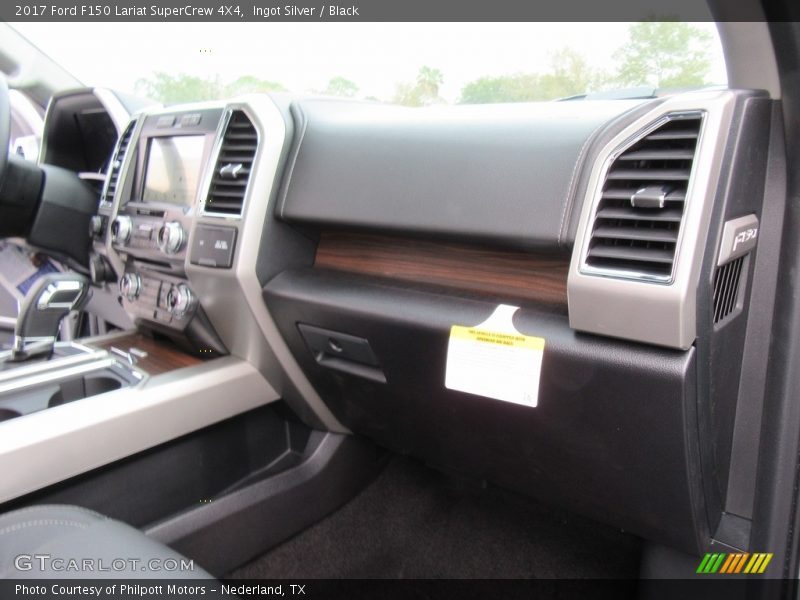 Ingot Silver / Black 2017 Ford F150 Lariat SuperCrew 4X4