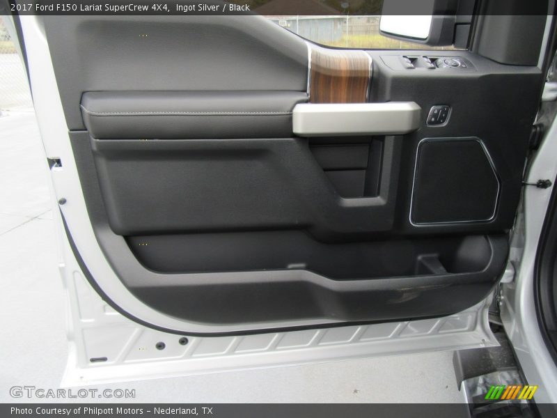 Ingot Silver / Black 2017 Ford F150 Lariat SuperCrew 4X4
