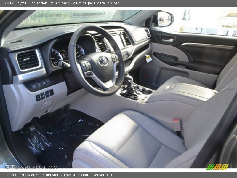Alumina Jade Metallic / Ash 2017 Toyota Highlander Limited AWD
