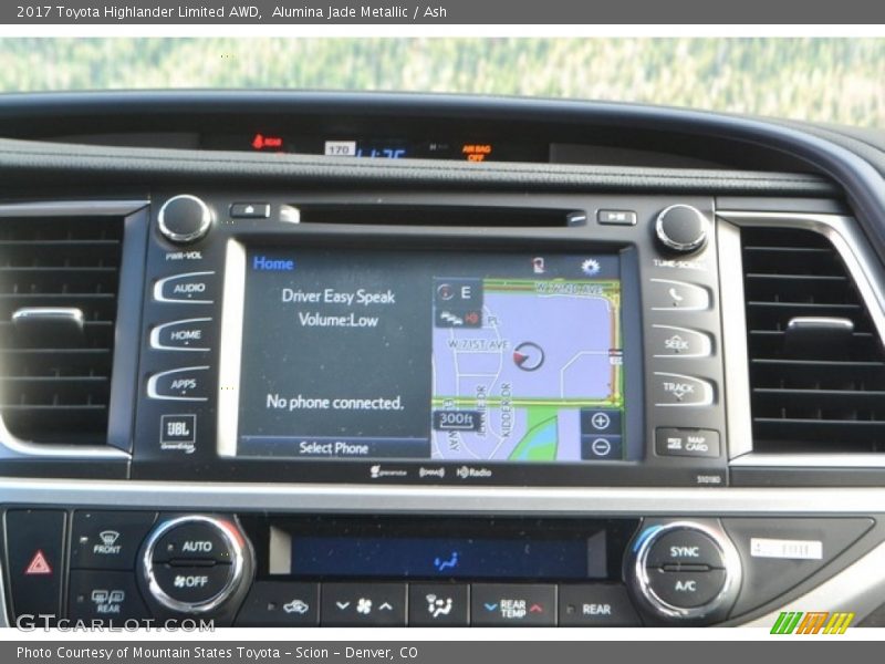 Alumina Jade Metallic / Ash 2017 Toyota Highlander Limited AWD