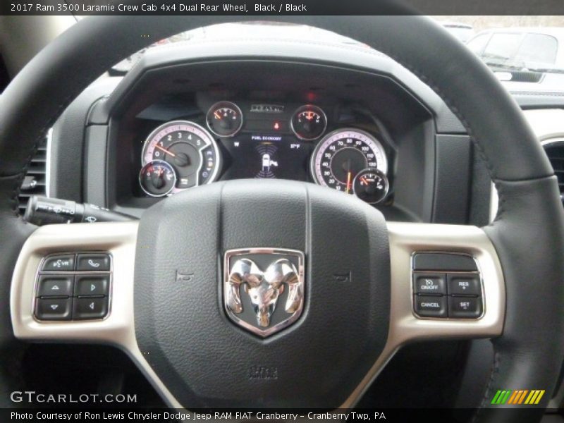 Black / Black 2017 Ram 3500 Laramie Crew Cab 4x4 Dual Rear Wheel