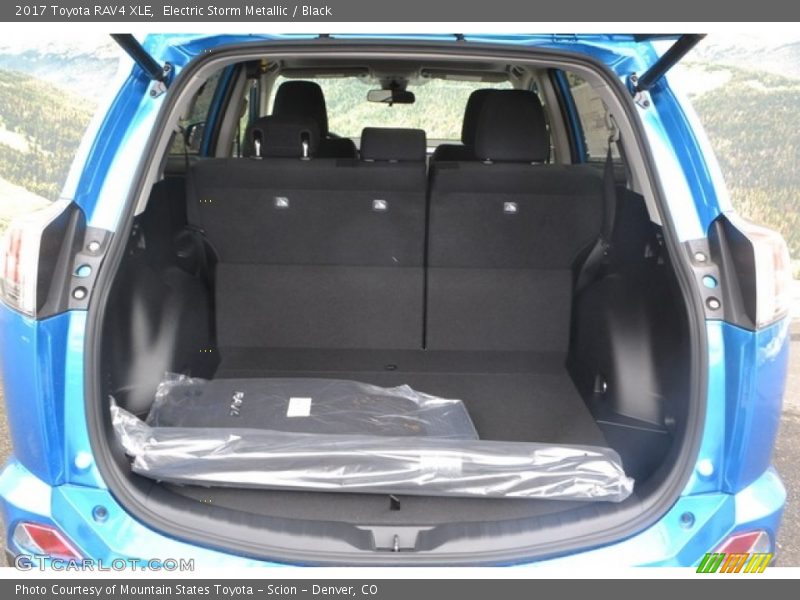 Electric Storm Metallic / Black 2017 Toyota RAV4 XLE