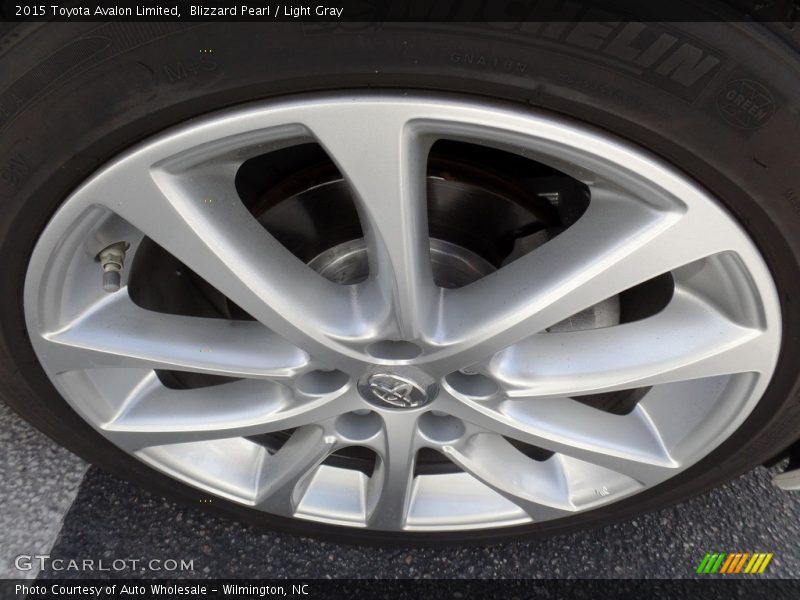 Blizzard Pearl / Light Gray 2015 Toyota Avalon Limited