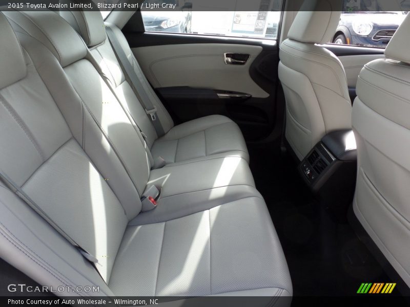 Blizzard Pearl / Light Gray 2015 Toyota Avalon Limited